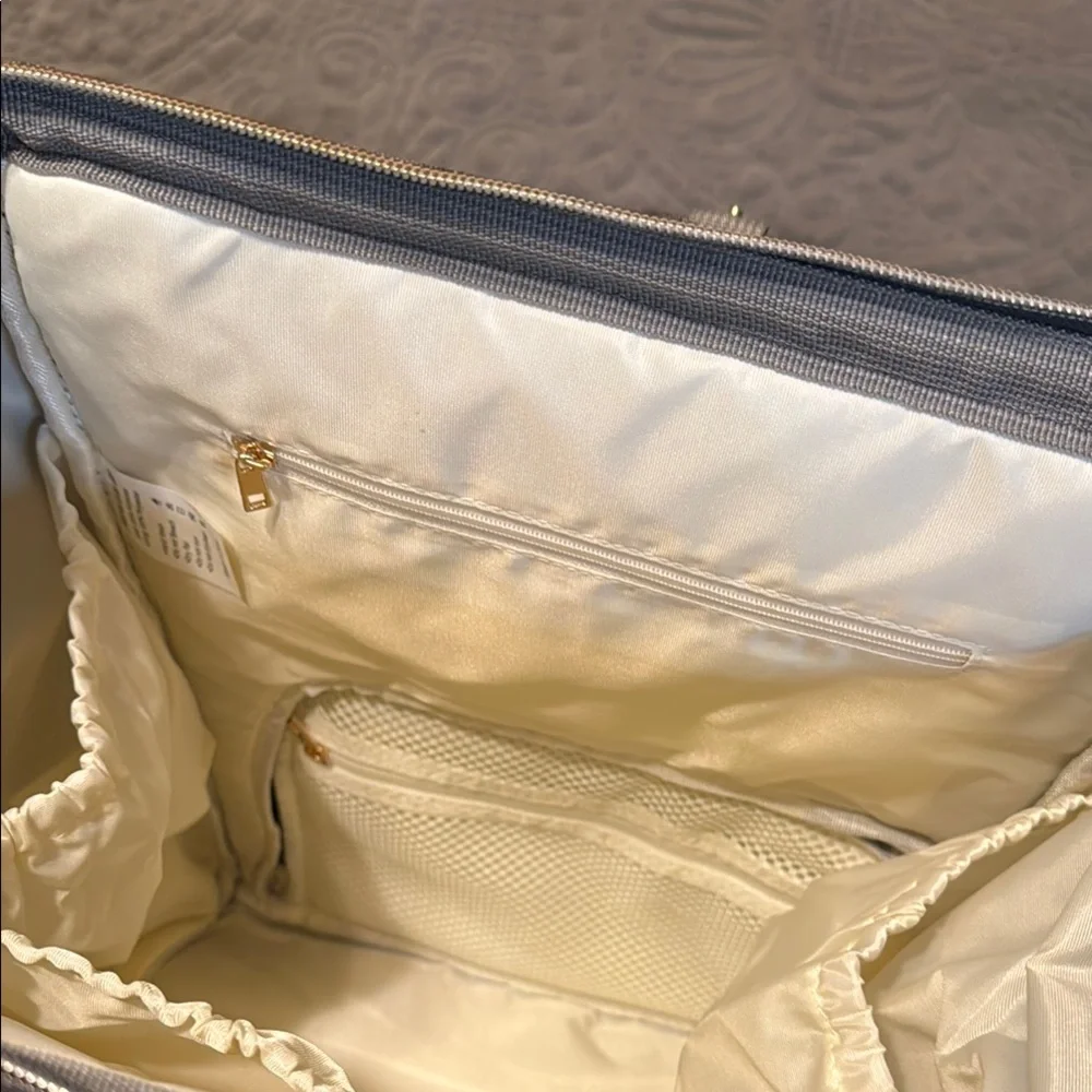 HALOVA Gray Baby Bag with Modern Design and Sturdy Handles